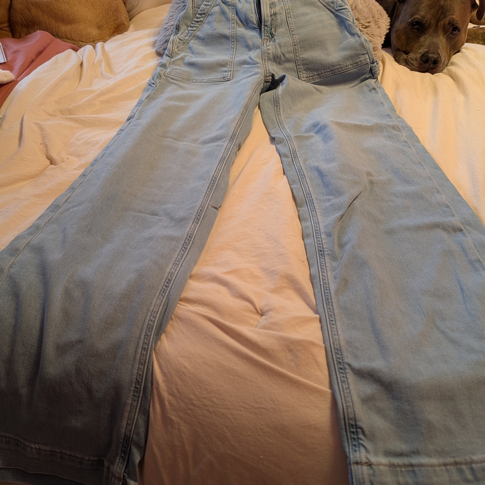 American Eagle Outfitters Light Blue Stretch Jeans